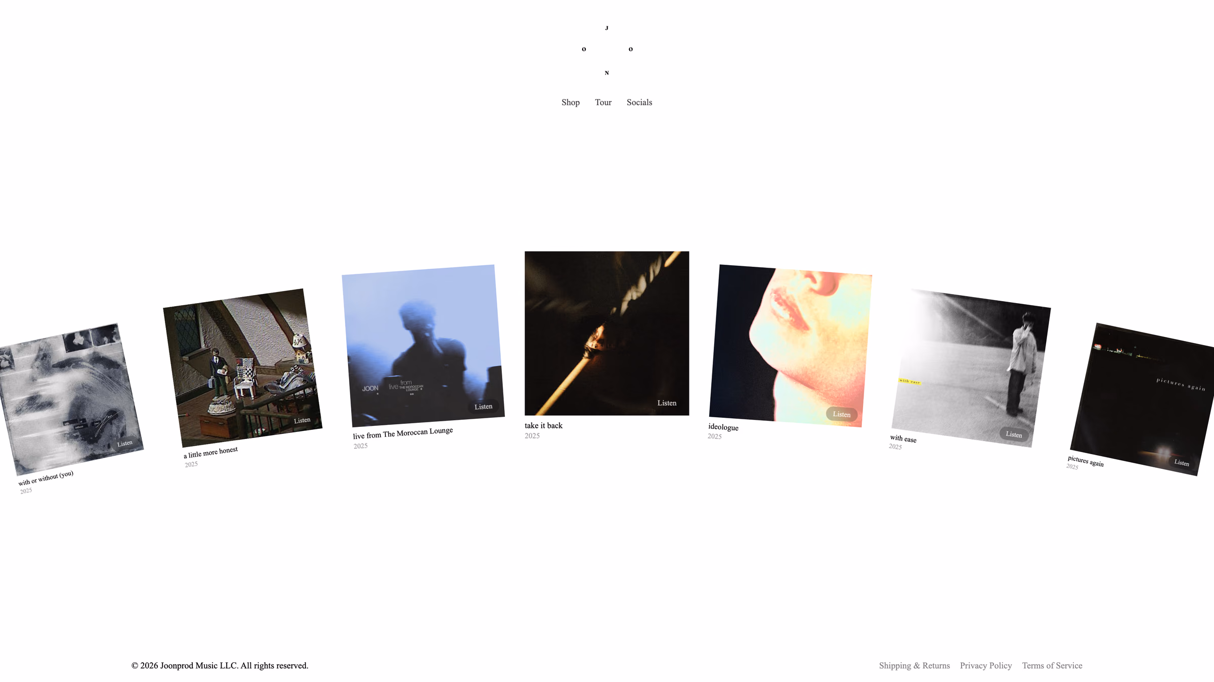 Joon homepage